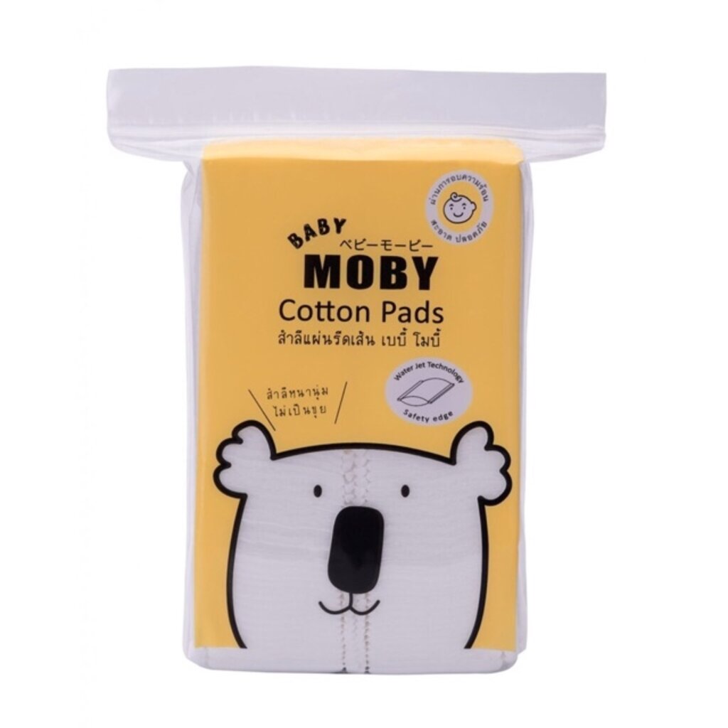 baby-moby-สำลีแผ่น-รีดขอบ-ขนาดมารตฐาน-50กรัม