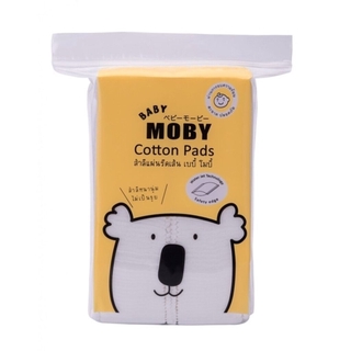 Baby Moby สำลีแผ่น รีดขอบ ขนาดมารตฐาน 50กรัม