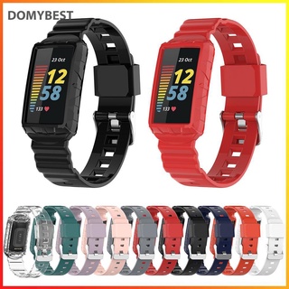 (Domybest) สายนาฬิกาข้อมืออัจฉริยะ สําหรับ Fitbit Charge 5 4 4 Se 3 3 Se