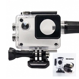 ภาพขนาดย่อของสินค้าเคสกันน้ำ สำหรับ กล้องAUSEK AT-Q37C/eken/h9r/h6s/actioncam 4K