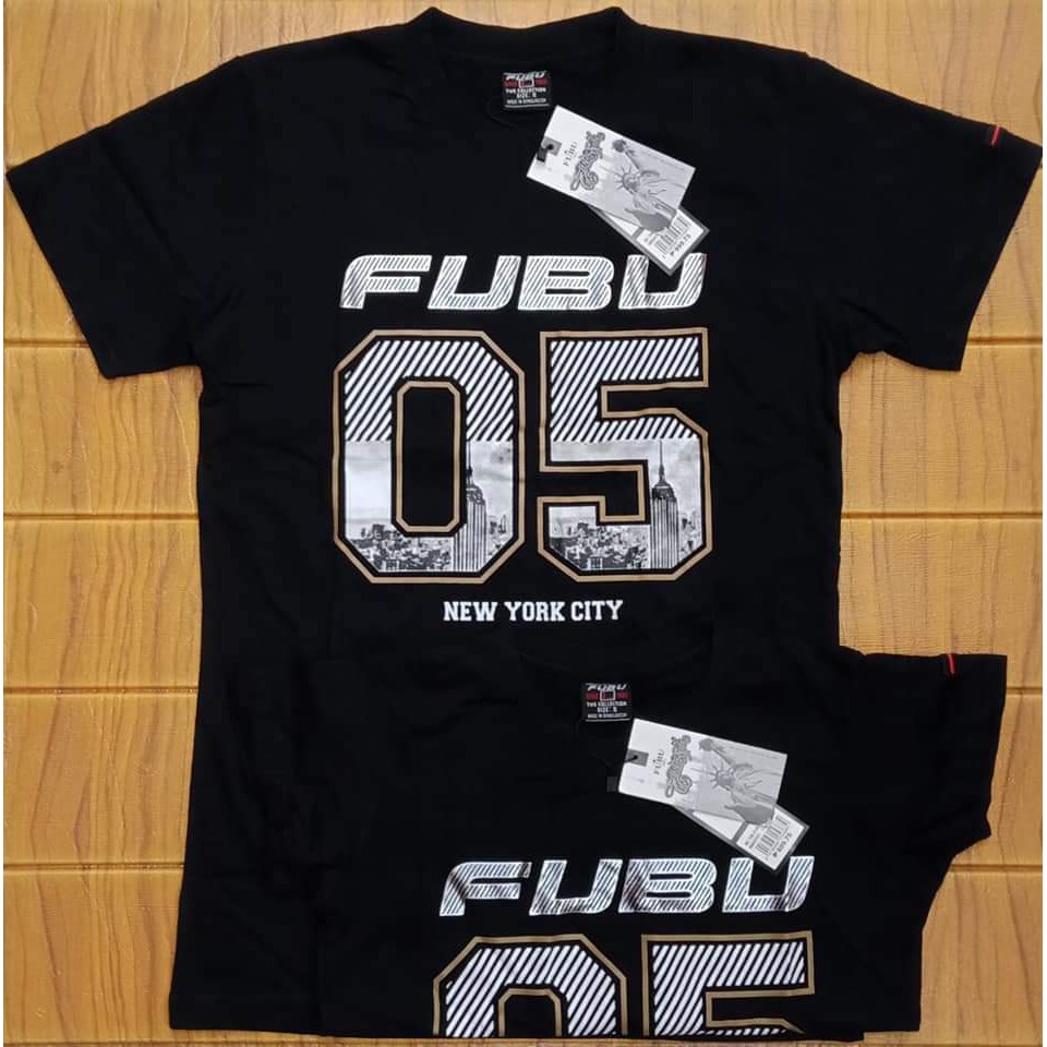 เสื้อคนอ้วนผญ-ของขวัญที่สมบูรณ์แบบ-fubu-เสื้อยืดคู่ตราสินค้า-100-ต้นฉบับพร้อมแท็กห้างสรรพสิ