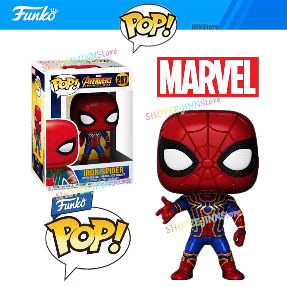 ภาพสินค้าJINN Funko Pop Marvel: Spider-Man No Way Home Spiderman IronSpider Gameverse Spiderman รูปของเล่นสะสมพร้อมกล่องวันเกิดเด็กของขวัญ จากร้าน jinnstore.th บน Shopee ภาพที่ 4