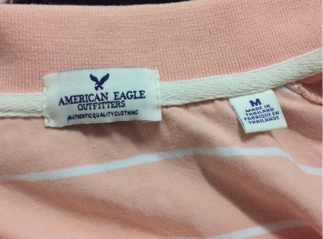 เสื้อโปโลผ้ายืดจากแบรนด์-american-eagle-ของแท้-100-จ้า-สภาพดีมากก-ผ้านุ่มยืดสวมสบาย