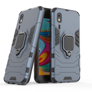 เคส Samsung Galaxy A2 Core เคสโทรศัพท์แม่เหล็กกันกระแทกเคสแข็ง Hybrid Armor Shockproof Magnetic Ring Shockproof Case