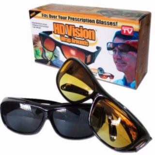 ภาพขนาดย่อของสินค้าแว่นHD Vision Wrap Around กลางคืน1ชิ้น กลางวัน1ชิ้น