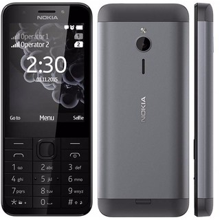 โทรศัพท์มือถือ โนเกียปุ่มกด NOKIA  230  (สีดำ) 2 ซิม จอ 2.8นิ้ว รุ่นใหม่ 2020