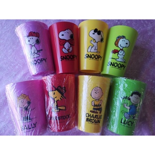 แก้วน้ำพลาสติก ลาย Snoopy &amp;​ friends