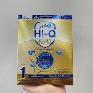 Hi-Q Super Gold Plus C-Synbio Proteq ไฮ-คิว ซูเปอร์โกลด์ พลัส ซี-ซินไบโอโพรเทก นมผงดัดแปลงสูตร 1 250 กรัม