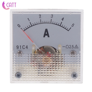 [CATT] 1pc 0-10A Ammeter Current Panel Analog Ammeter Ampmeter Meter Gauge DC Amp Meter