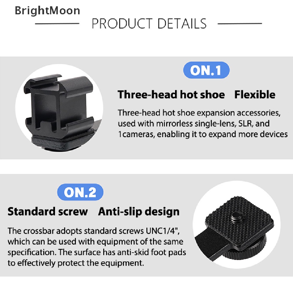 brightmoon-อะแดปเตอร์ขาตั้งไมโครโฟน-3-in-1