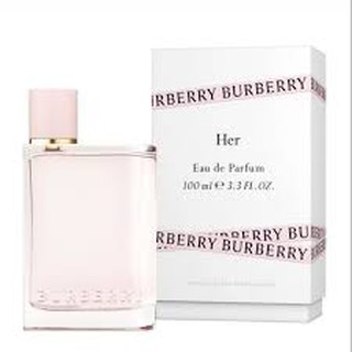 BURBERRY HER Eau de Parfum For Women 100ml น้ำหอมแท้ กล่องขาย (ไม่ซีล)