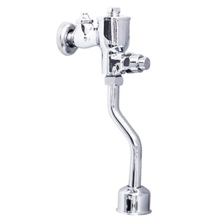 Urinal parts URINAL FLUSH VALVE HANG UF-47 CHROME sanitary ware toilet อะไหล่โถปัสสาวะ ฟลัชวาล์วโถปัสสาวะชายท่อโค้ง HANG