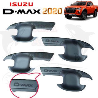 เบ้ากันรอย/เบ้าประตู D-MAX 2020-ปัจจุบัน 4ประตู ดำ