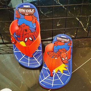 รองเท้าแตะหูหนีบเด็ก Kenta ลาย Spider-man หัวข้าง size 24 - 35.