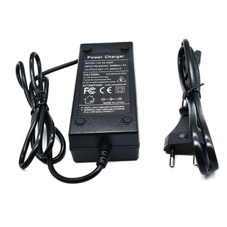 อุปกรณ์ที่ชาร์จแบตเตอรี่ 36V Output 42V 2A Charger Input 100-240 VAC Lithium Li-ion