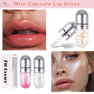 【DREAMER】 Women Mini Capsule Shiny Lip Gloss Moisturizing Transparent Color-changing Lip Gloss Plumper Oil