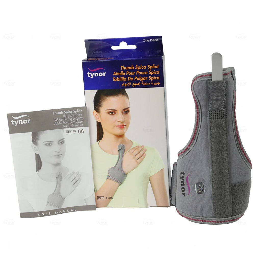 tynor-thumb-spica-splint-f-06-ไทนอร์ด้ามหัวแม่มือ-ซัพพอร์ตนิ้วโป้ง-สีเทา