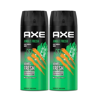 (มี 2 ขนาด) AXE DEODORANT BODYSPRAY JUNGLE FRESH (50 , 135 มล.) แอ๊กซ์ สเปรย์น้ำหอมระงับกลิ่นกาย จังเกิล เฟรช