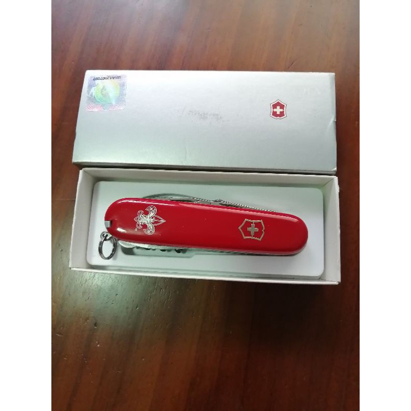 VICTORINOX SWISS ARMY YEOMAN BOY SCOUT KNIFE RED 55781 Shopee Thailand