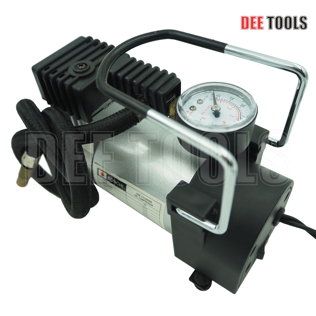 BONCHI ปั๊มลมมินิ 12V MINI AIR COMPRESSOR 120PSI ปั๊มลมรถยนต์ ปั๊มลม ...
