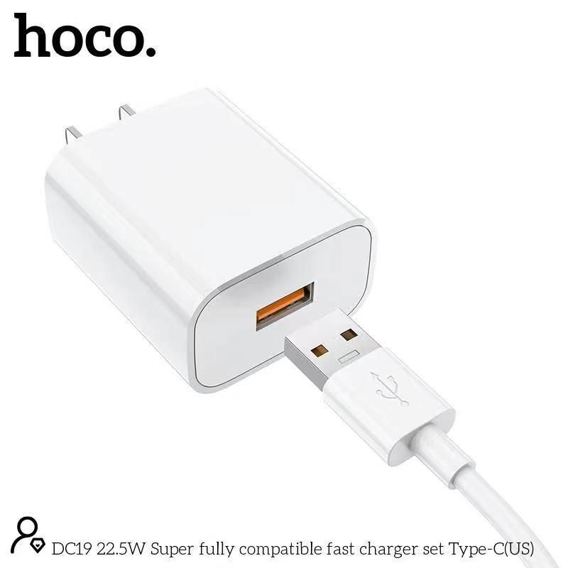 hoco-dc19-super-fast-charge-22-5w-หัวชาร์จรองรับเทคโนโลยีชาร์จเร็วทุกยี่ห้อ-hk28