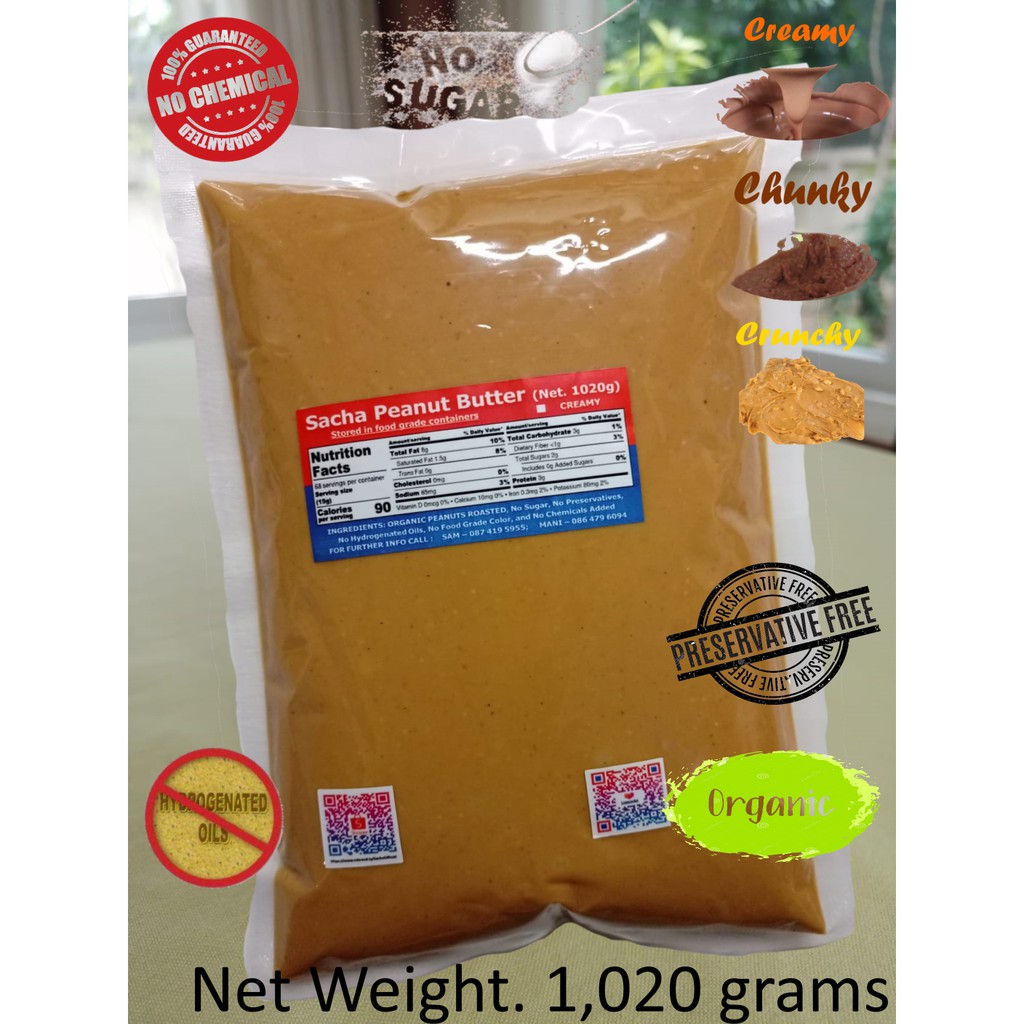 รูปภาพของSacha Peanut Butter All Natural Organic (1,020 grams) - COD ping Nationwide ซาช่า-เนยถั่ว (ส่งฟรีทั่วประเทศ)ลองเช็คราคา
