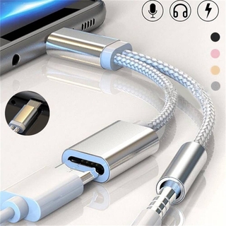 Type-C To 3.5mm Earphone Cable Adapter Usb 3.1 Type C USB-C Male To 3.5 AUX Audio Female Jack For Android