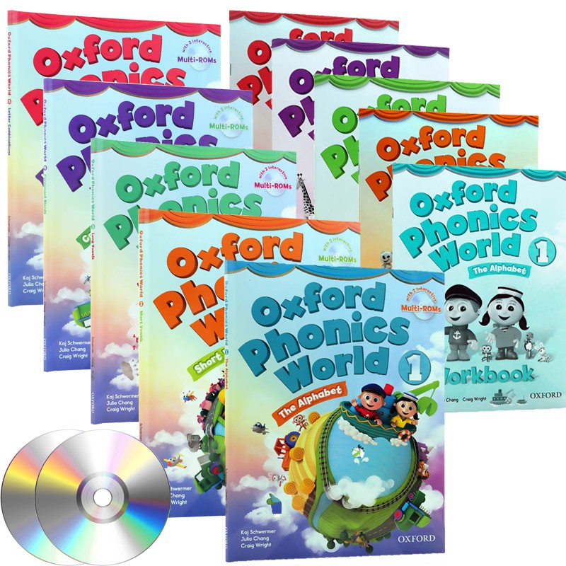 cd-copy-แบบฝึกหัดoxford-phonics-world-10-เล่ม-มี-cd-10แผ่น-level-1-5-สำหรับน้องๆวัยประถม