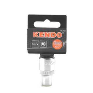 KENDO 16702 ลูกบ๊อกซ์ รู 1/2"-6P-9mm.