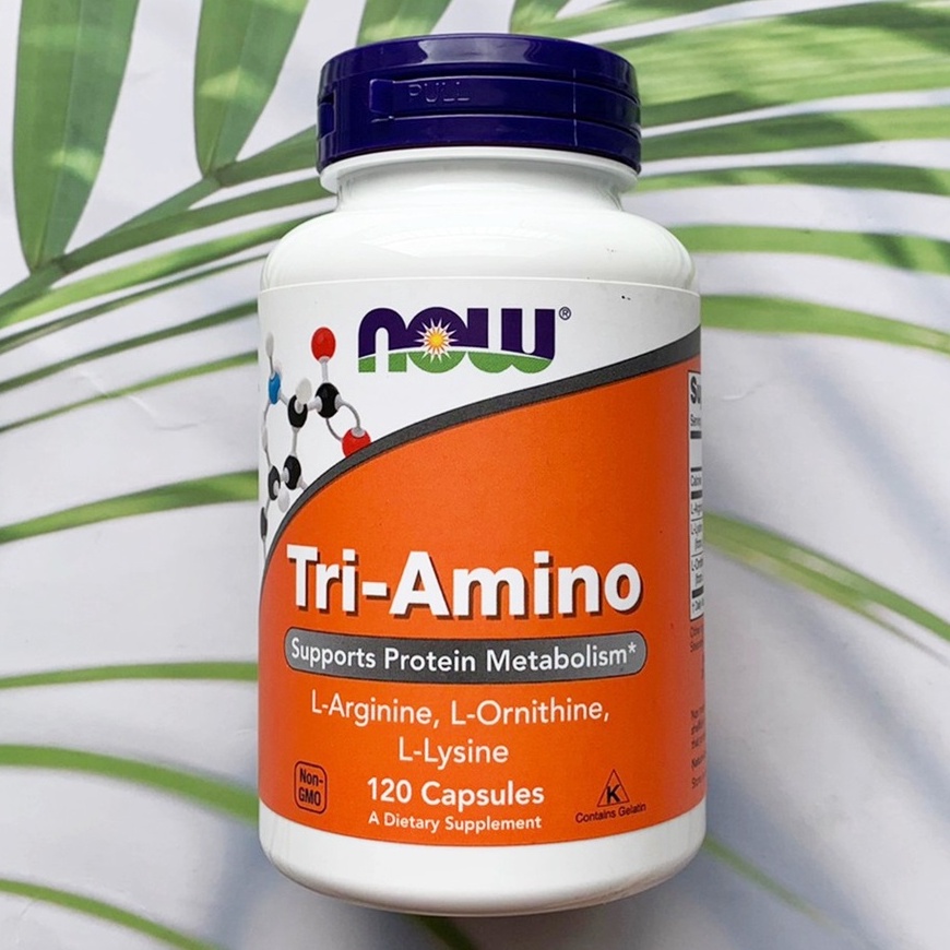 ไตร อะมิโน Tri-Amino 120 Capsules (Now Foods®) | Shopee Thailand