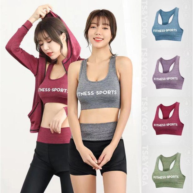 รูปภาพสินค้าแรกของ️รุ่นใหม่พร้อมส่ง ️(YOGA-613) Sport Bra สปอร์ตบรา เสื้อบรา ทรงสวย มีฟองน้ำ ผ้าดีใส่สบาย