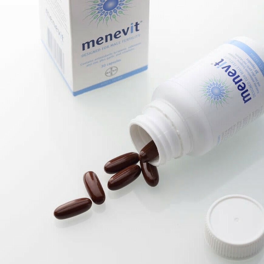 ภาพสินค้าMenevit Pre-Conception Sperm Health 90 capsules จากร้าน madamvitamin_au บน Shopee ภาพที่ 1