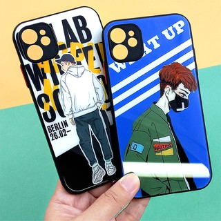 Samsung เคสซัมซุง Note8 Note9 Note10+ Note10lite เคสกระจกพิมพ์ลาย เคสแฟชั่น เคสหน้าเงา เคสการ์ตูน ลายเท่ เคสเท่