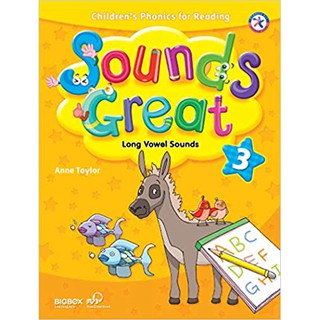 DKTODAY หนังสือ SOUNDS GREAT 3:CHILDRENS PHONICS READING WITH MP3 DOWNLOAD