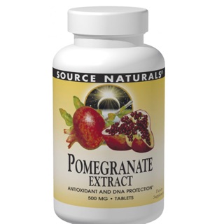 เมล็ดทับทิมสกัด, Pomegranate Extract 500 mg 60 เม็ด
