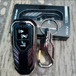 Gantungan พวงกุญแจโลโก้ Honda ADV 160 และฝาครอบรีโมท AHM ของแท้