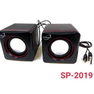 ภาพขนาดย่อของภาพหน้าปกสินค้าPrimaxx มินิลำโพง Mini speaker รุ่น SP-2019 เป็นลำโพงคู่ USB ราคาประหยัด จากร้าน hpbyiqink บน Shopee