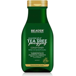 Beaver Tea tree purifying conditioner 350ml ครีมนวดขจัดกลิ่นอับ รังแค และความมันของเส้นผม