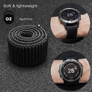 ภาพขนาดย่อของภาพหน้าปกสินค้าสายนาฬิกาข้อมือไนล่อน 26 มม. 22 มม. สําหรับ Garmin Fenix 6x Fenix 5x น้ําหนักเบาสําหรับ Garmin Fenix 6x Pro/Sapphire/5X Plus จากร้าน gxveleven.th บน Shopee ภาพที่ 2