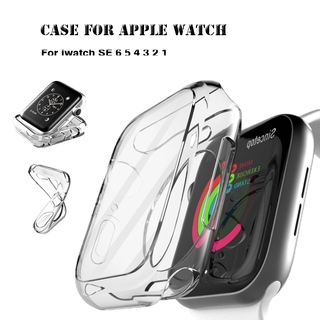 สินค้า เคส TPU แบบนิ่ม สำหรับ Apple watch SE 1 2 3 4 5 6 ขนาด 38 มม. 44 มม. 42 มม. 40 มม.