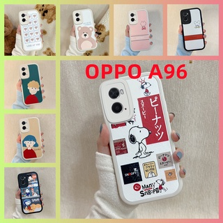 ภาพขนาดย่อของสินค้าเคส OPPO A96 A76 เคสโทรศัพท์ซิลิโคนกันกระแทกแบบหนัง สนูปปี้. มิกกี้เมาส์ KLQ