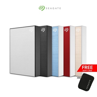 SEAGATE - External Hard Drive (Ext HDD) 5TB Backup Plus Portable USB 3.0 + แถมฟรี Soft Case ของ Seagate