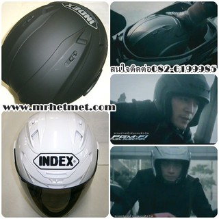 หมวกกันน็อค Index helmet อินเด็กซ์ รุ่น Titan New รุ่นใหม่ล่าสุด ปี 2017(ทรงเดียวกับโฆษณาHonda Cilck125i)