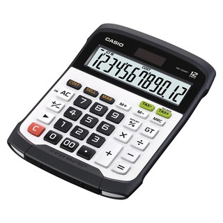 Casio Calculator เครื่องคิดเลข  คาสิโอ รุ่น  WD-320MT แบบกันน้ำ 12 หลัก สีขาว
