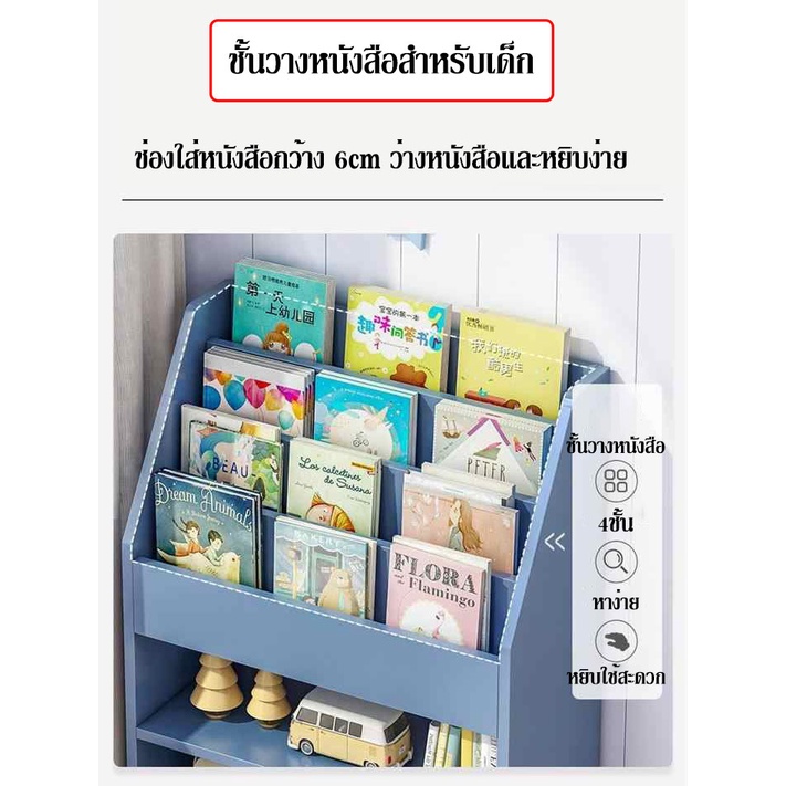 ชั้นวางหนังสือ-ตู้เก็บหนังสือ-ตู้เก็บหนังสือพร้อมชั้นเก็บของด้านล่าง-ตู้เก็บของแบบมินิมอล-รุ่น-b-2284