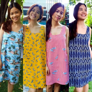 CHAWI Mini Dress : เดรสแขนกุด