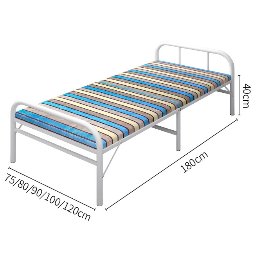 ภาพสินค้าKHONGDE เตียงพับ เตียงพับได้ เตียงนอนพับได้ เตียงพับนอนกลางวัน เตียงพกพาดงาย เรียบง่าย พับง่าย รับน้ำหนักได้200ปอน จากร้าน khongdeshop บน Shopee ภาพที่ 8