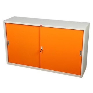 File cabinet CABINET STEEL SLIDING LUCKY WORLD KSS-150 OR ORANGE Office furniture Home &amp; Furniture ตู้เอกสาร ตู้เหล็กบาน