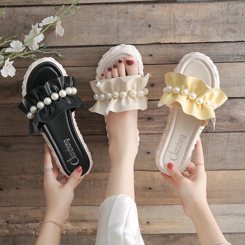 hot-sale-22326รองเท้าแตะและรองเท้าแตะสำหรับสตรี-go-out-2022-ใหม่-รองเท้าแตะชายหาดแบบรองเท้าแตะส้นหนาแบบมุกทุกแบบ