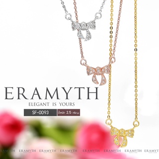 Eramyth jewelry สร้อยคอพร้อมจี้โบว์ น่ารัก SF-0093 (Silver925)สินค้ามาตรฐานส่งออก(สินค้าพร้อมส่ง)